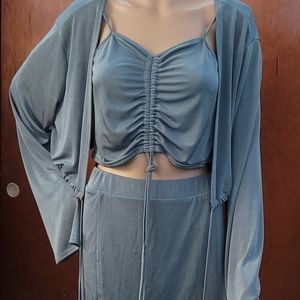 Three peice outfits.